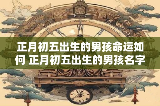 正月初五出生的男孩命运如何 正月初五出生的男孩名字