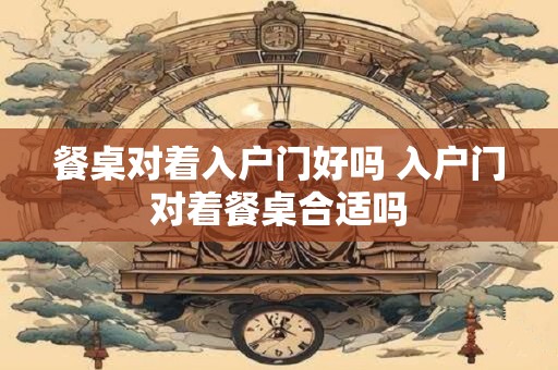 餐桌对着入户门好吗 入户门对着餐桌合适吗