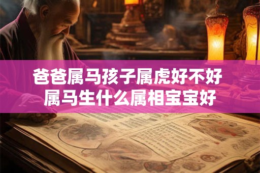 爸爸属马孩子属虎好不好 属马生什么属相宝宝好