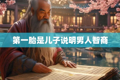 第一胎是儿子说明男人智商