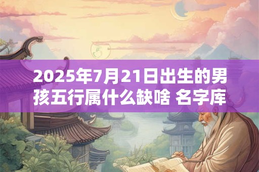 2025年7月21日出生的男孩五行属什么缺啥 名字库精选