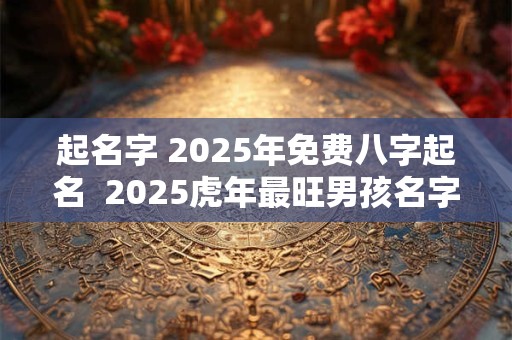 起名字 2025年免费八字起名  2025虎年最旺男孩名字