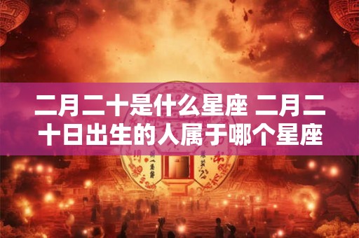 二月二十是什么星座 二月二十日出生的人属于哪个星座