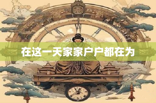 在这一天家家户户都在为