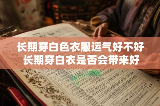长期穿白色衣服运气好不好 长期穿白衣是否会带来好运