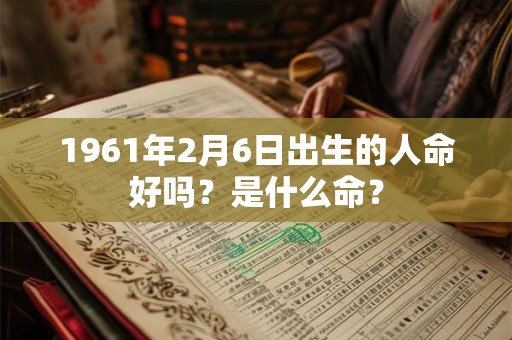 1961年2月6日出生的人命好吗？是什么命？