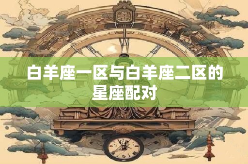 白羊座一区与白羊座二区的星座配对
