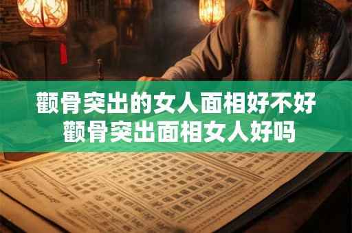 颧骨突出的女人面相好不好 颧骨突出面相女人好吗
