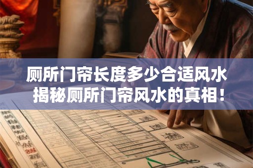 厕所门帘长度多少合适风水 揭秘厕所门帘风水的真相！