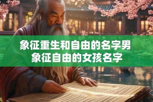 象征重生和自由的名字男 象征自由的女孩名字