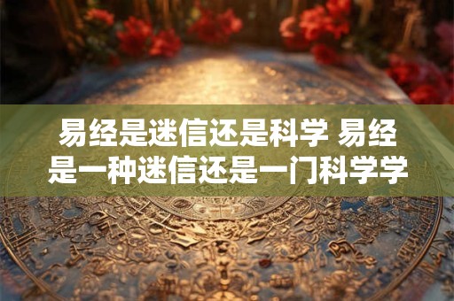 易经是迷信还是科学 易经是一种迷信还是一门科学学问