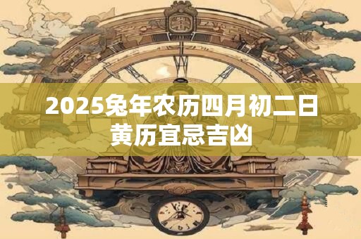2026兔年农历四月初二日黄历宜忌吉凶