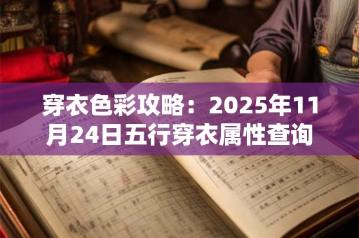 穿衣色彩攻略：2025年11月24日五行穿衣属性查询