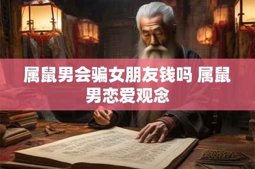 属鼠男会骗女朋友钱吗 属鼠男恋爱观念
