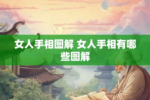女人手相图解 女人手相有哪些图解
