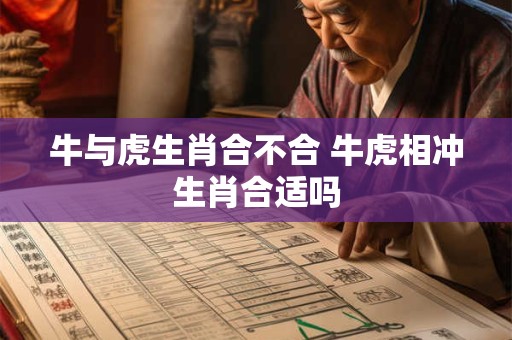 牛与虎生肖合不合 牛虎相冲生肖合适吗