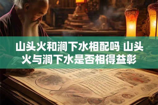 山头火和涧下水相配吗 山头火与涧下水是否相得益彰