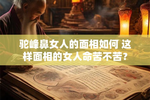 驼峰鼻女人的面相如何 这样面相的女人命苦不苦？