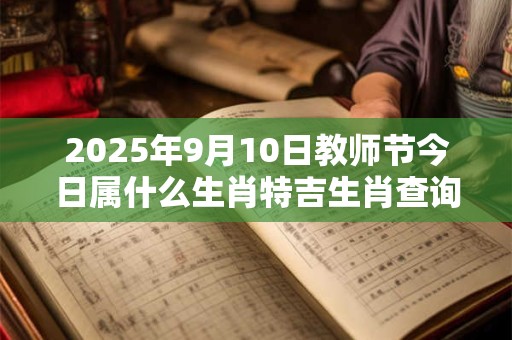 2025年9月10日教师节今日属什么生肖特吉生肖查询