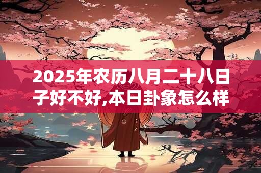 2025年农历八月二十八日子好不好,本日卦象怎么样？