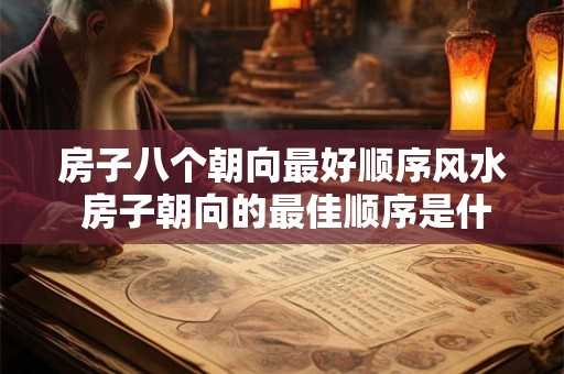 房子八个朝向最好顺序风水 房子朝向的最佳顺序是什么