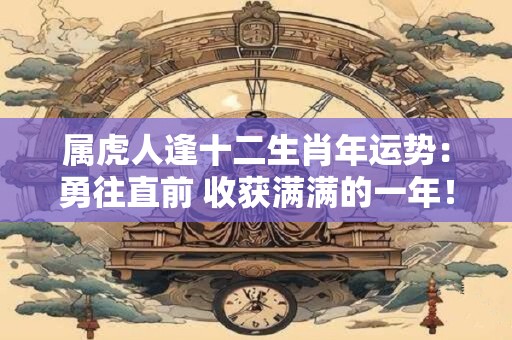 属虎人逢十二生肖年运势：勇往直前 收获满满的一年！