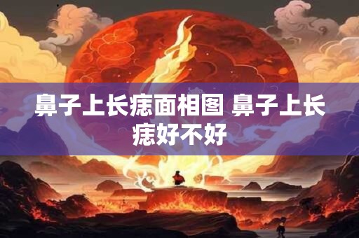鼻子上长痣面相图 鼻子上长痣好不好