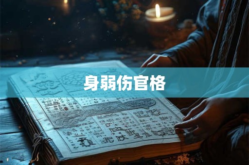 身弱伤官格
