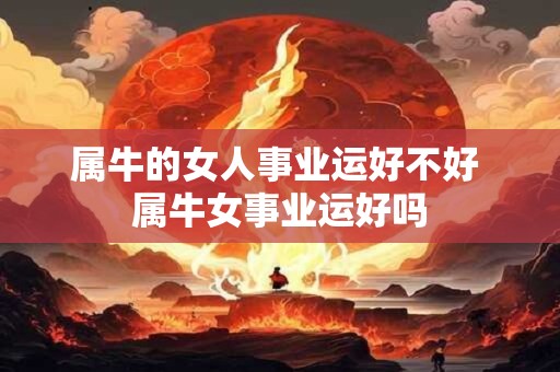 属牛的女人事业运好不好 属牛女事业运好吗