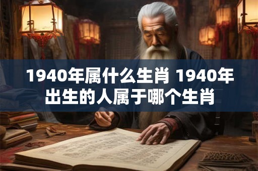 1940年属什么生肖 1940年出生的人属于哪个生肖