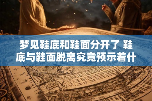 梦见鞋底和鞋面分开了 鞋底与鞋面脱离究竟预示着什么