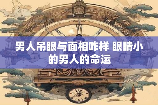 男人吊眼与面相咋样 眼睛小的男人的命运
