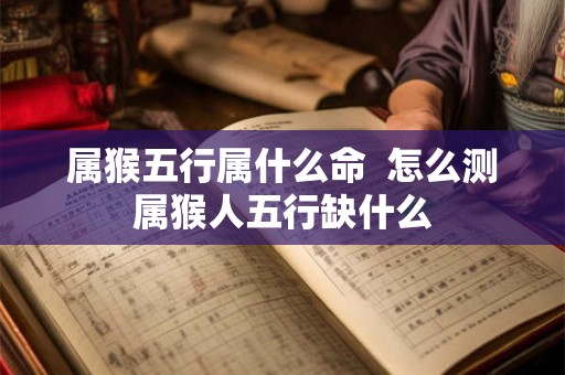 属猴五行属什么命  怎么测属猴人五行缺什么