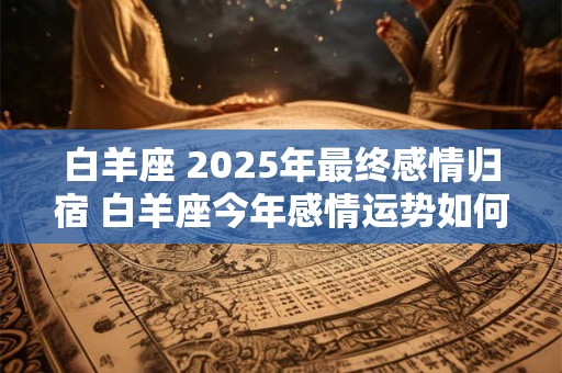 白羊座 2025年最终感情归宿 白羊座今年感情运势如何