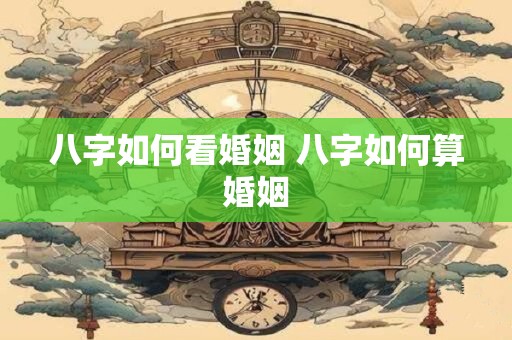 八字如何看婚姻 八字如何算婚姻