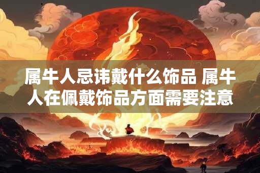 属牛人忌讳戴什么饰品 属牛人在佩戴饰品方面需要注意哪些忌讳 属牛人忌讳戴什么饰品 属牛人在佩戴饰品方面需要注意哪些忌讳