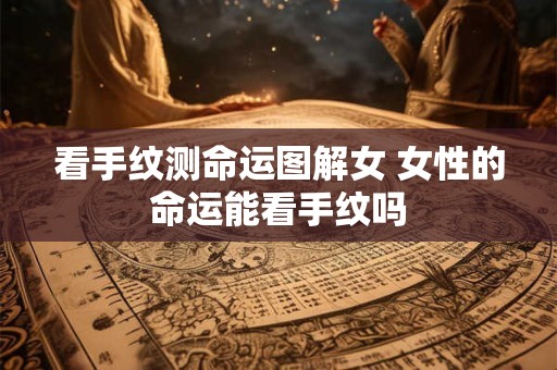 看手纹测命运图解女 女性的命运能看手纹吗