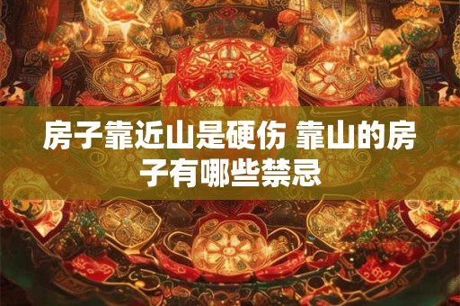 房子靠近山是硬伤 靠山的房子有哪些禁忌