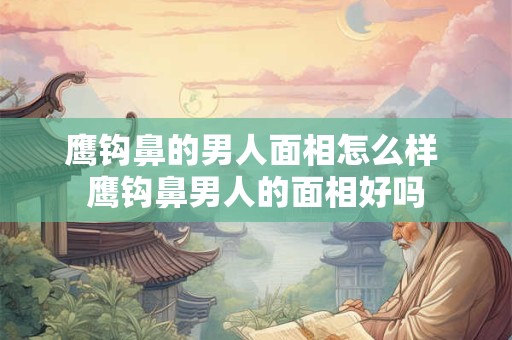 鹰钩鼻的男人面相怎么样 鹰钩鼻男人的面相好吗