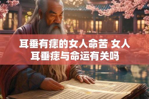 耳垂有痣的女人命苦 女人耳垂痣与命运有关吗