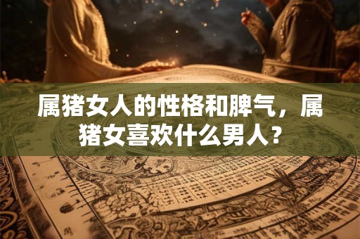 属猪女人的性格和脾气，属猪女喜欢什么男人？