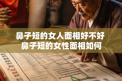 鼻子短的女人面相好不好 鼻子短的女性面相如何