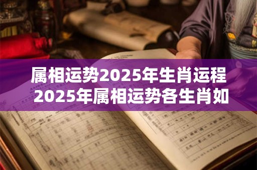 属相运势2025年生肖运程 2025年属相运势各生肖如何