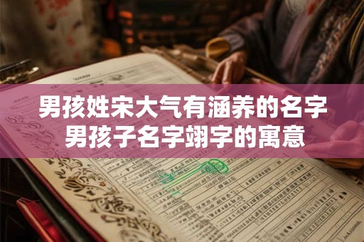 男孩姓宋大气有涵养的名字 男孩子名字翊字的寓意