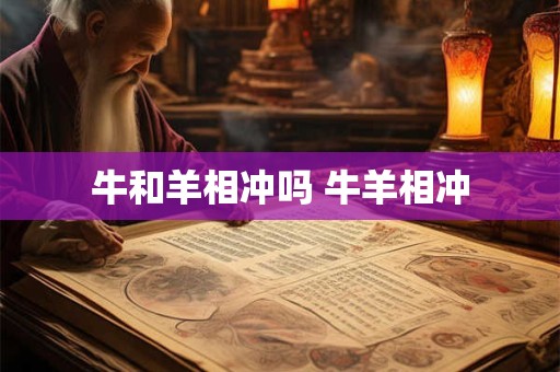 牛和羊相冲吗 牛羊相冲