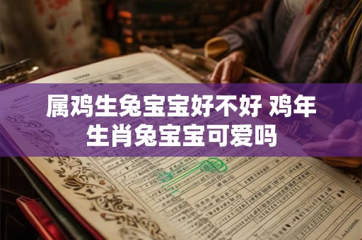 属鸡生兔宝宝好不好 鸡年生肖兔宝宝可爱吗