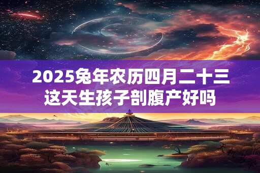2025兔年农历四月二十三这天生孩子剖腹产好吗 2025兔年农历四月二十三这天生孩子剖腹产好吗