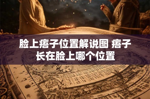 脸上痦子位置解说图 痦子长在脸上哪个位置