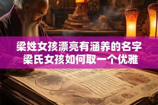 梁姓女孩漂亮有涵养的名字 梁氏女孩如何取一个优雅的大气名字