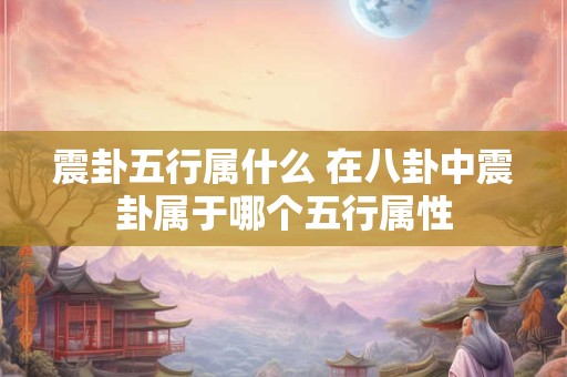 震卦五行属什么 在八卦中震卦属于哪个五行属性 震卦五行属什么 在八卦中震卦属于哪个五行属性